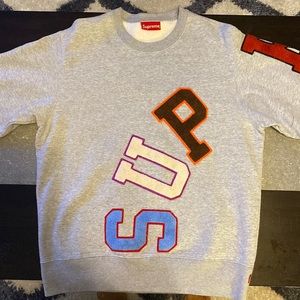 Gray SUPREME Sweater